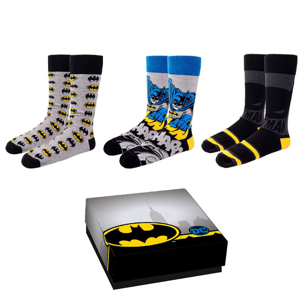 DC Comics Batman pack 3 socks