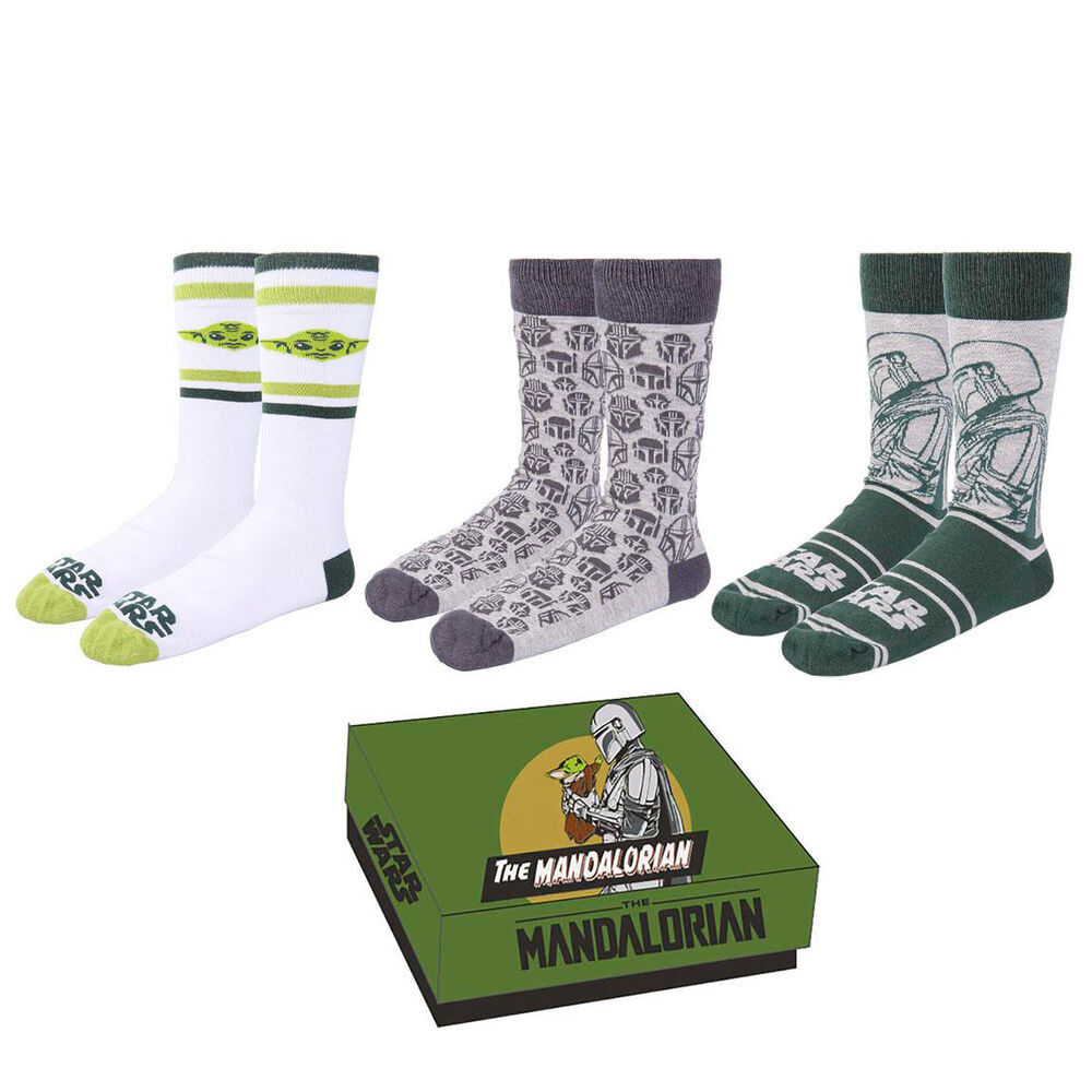 Star Wars Mandalorian pack 3 socks