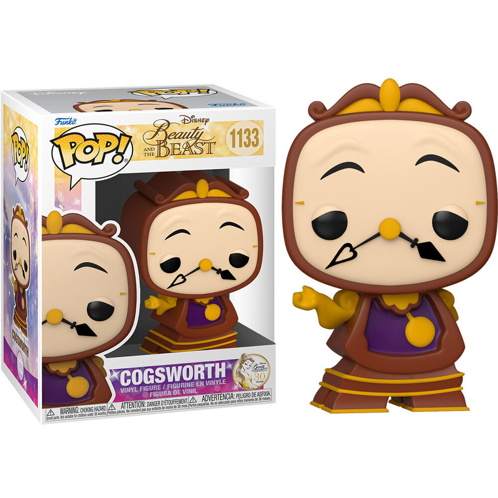 POP figure Disney Beauty and the Beast Cogsworth