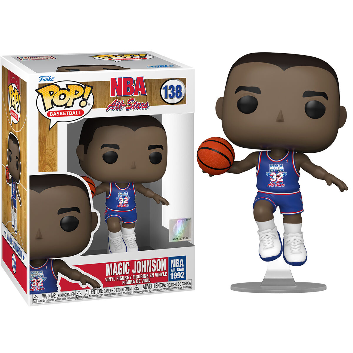 POP figure NBA All Star Magic Johnson 1992