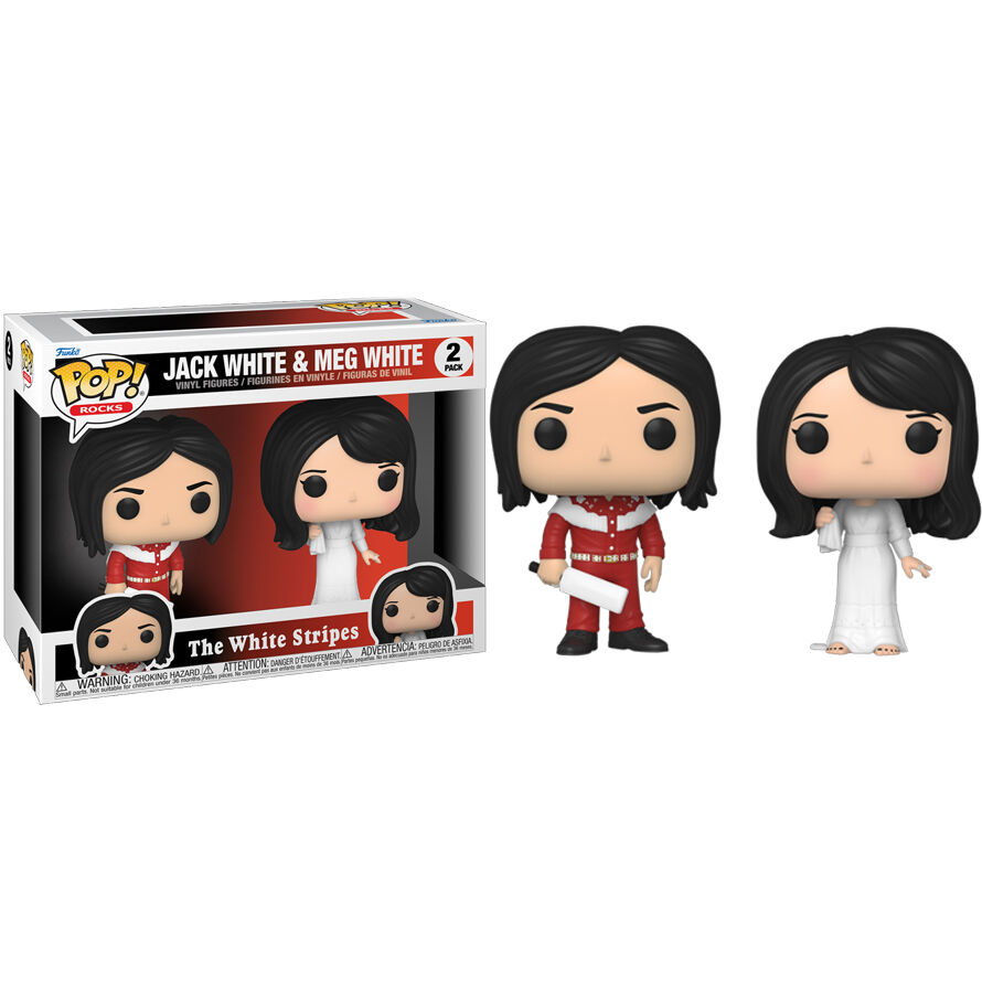 POP pack 2 figures The White Stripes Jack White and Meg White