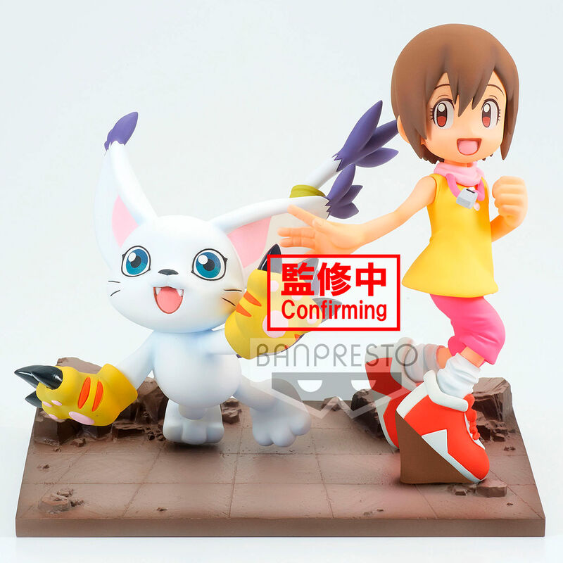 Digimon Adventure Adventure Archives Hikari and Tailmon figure 12cm