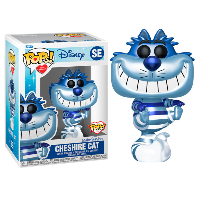 POP figure Disney Make a Wish Cheshire Cat Metallic