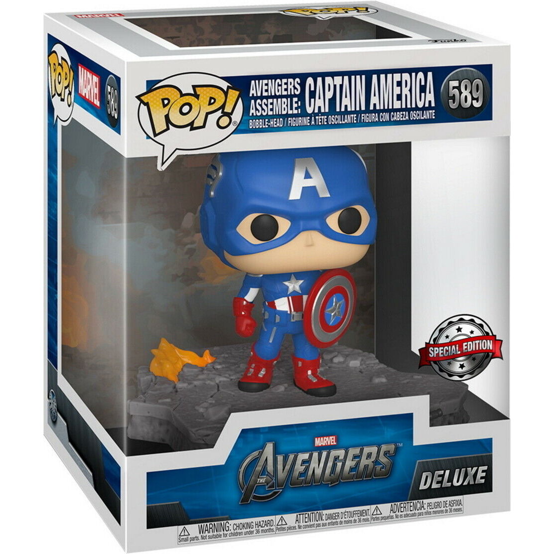 POP figure Marvel Avengers Captain America Assemble Exclusive