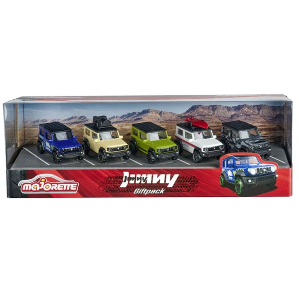 Set 5 Suzuki Jimy metal cars 7