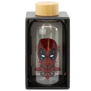 Marvel Deadpool glass bottle 620ml