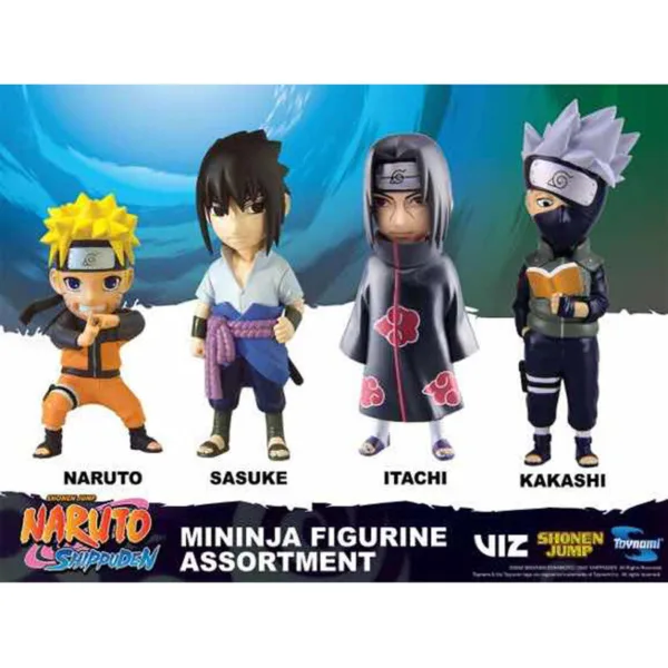 Naruto Shippuden Mininja assorted pack 12 figures 5cm