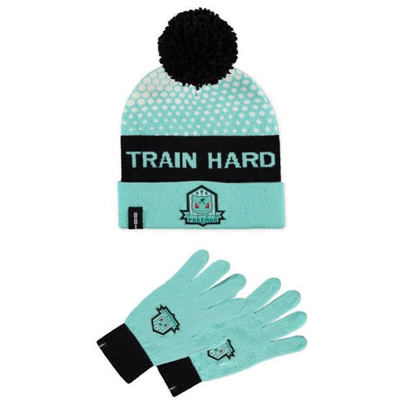 Pokemon Bulbasaur hat and gloves set