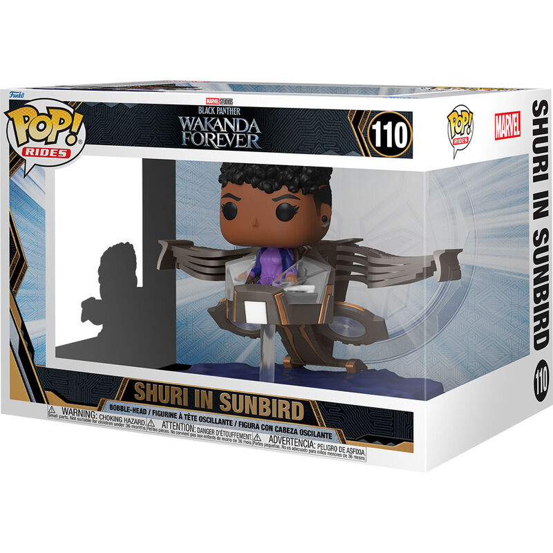 POP figure Black Panther Wakanda Forever Shuri in Sunbird