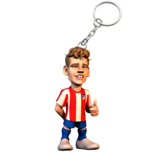 Atletico de Madrid Griezmann Minix keychain figure 7cm