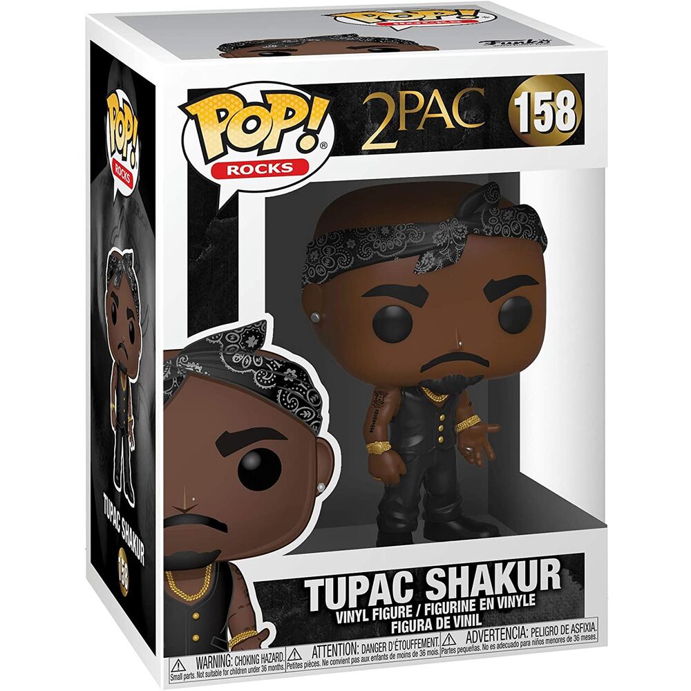 POP figure Tupac Vest with Bandana