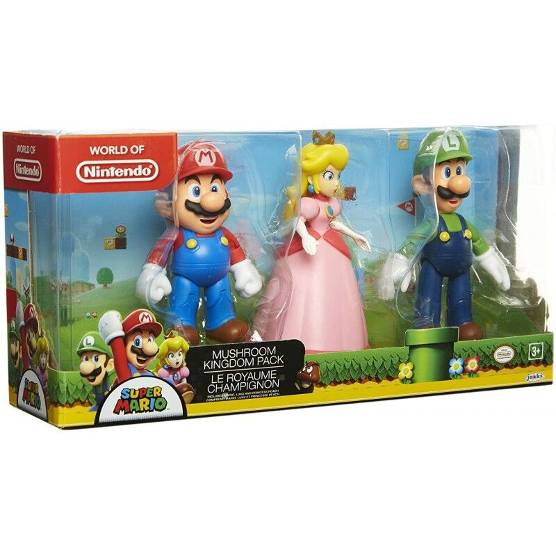 Super Mario Bros pack 3 figures 10cm