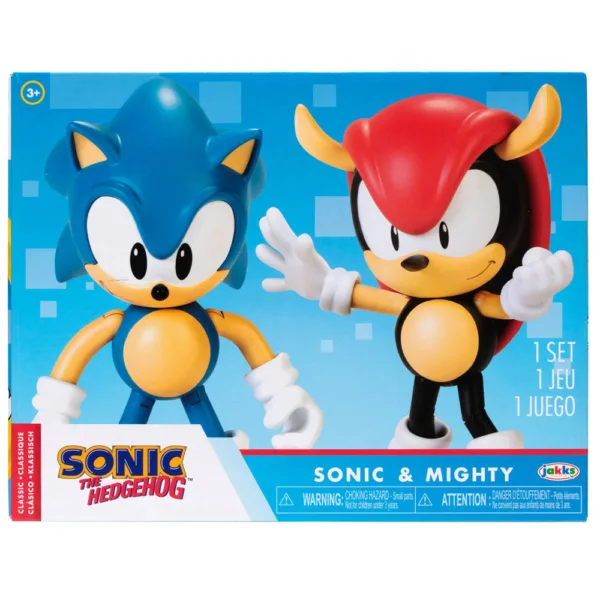 Sonic The Hedgehog Sonic & Mighty Sonic set figures 10cm