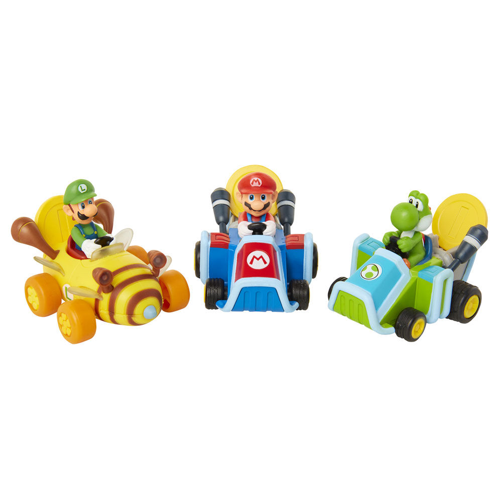 Mario Kart Super Mario Coin Racers assorted figure 6cm