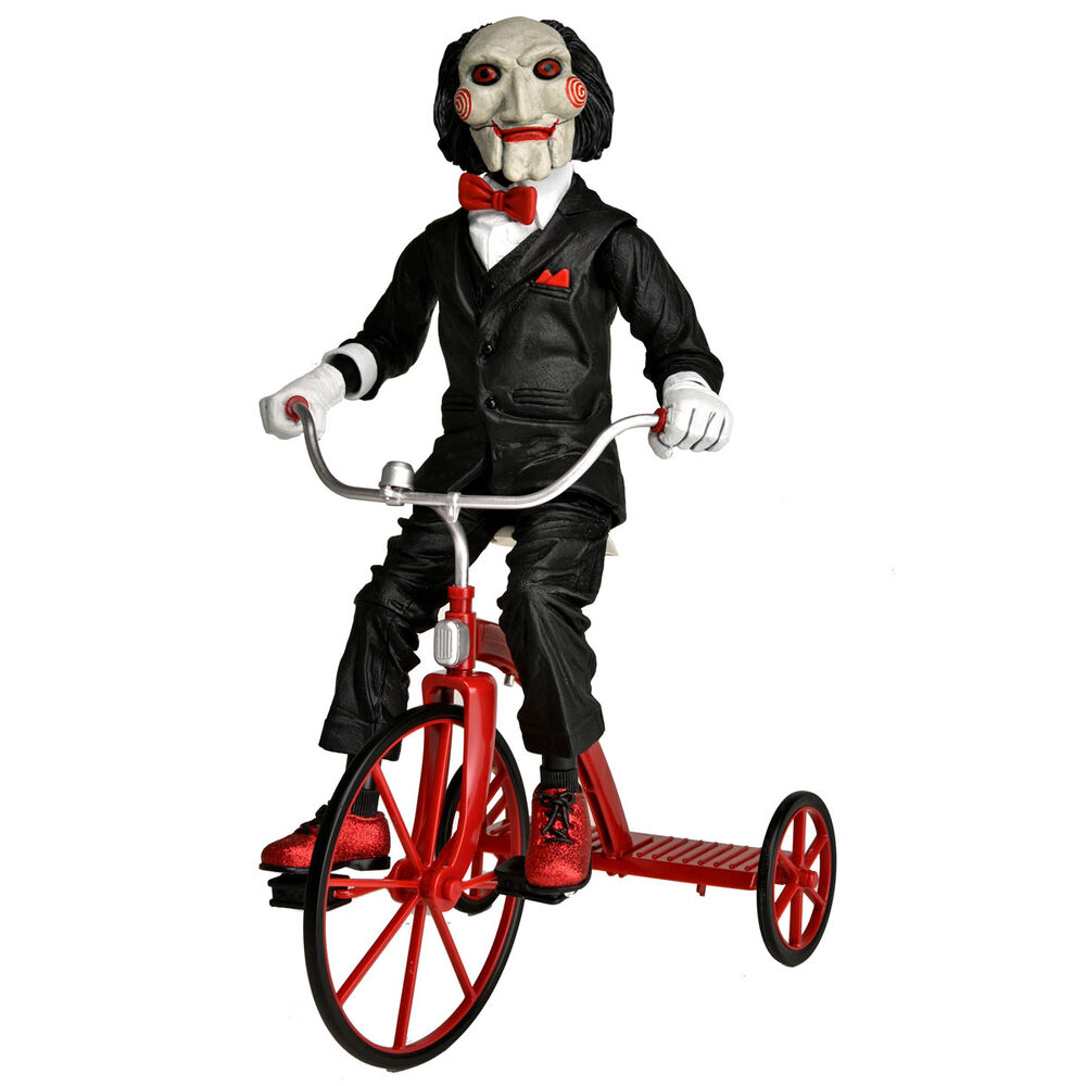 Saw Billy the Puppet on Tricycle figure with sound 33cm