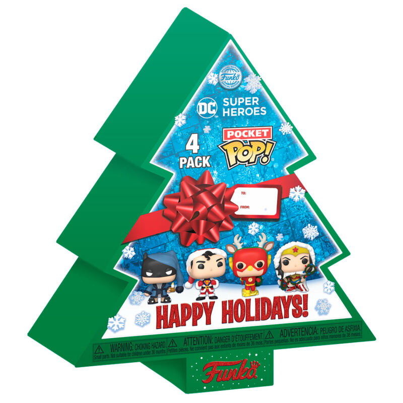 Pocket POP pack 4 figures DC Comics Happy Holidays