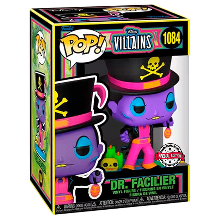 POP figure Disney Villains Dr. Facilier Black Light Exclusive