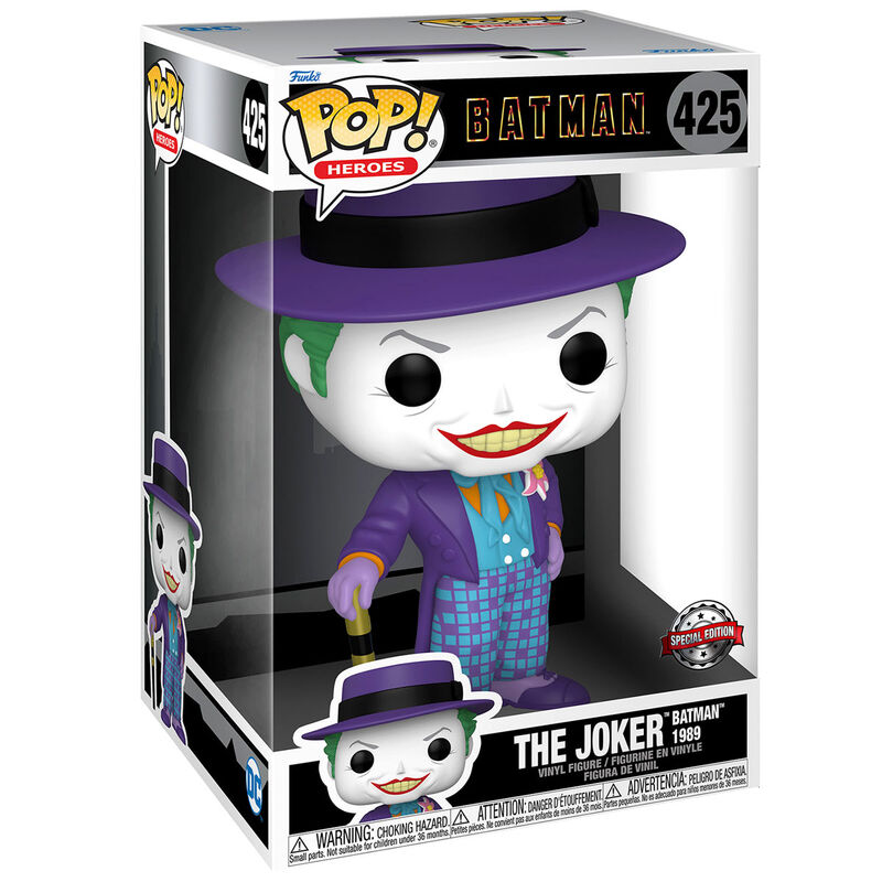 POP figure DC Comics Batman 1989 Joker with Hat Exclusive 25cm