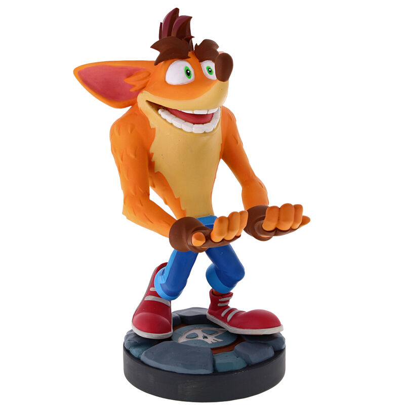 Crash Bandicoot figure clamping bracket Cable guy 21cm