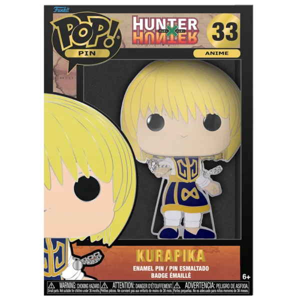 Hunter X Hunter Kurapika Large Enamel POP Pin 10cm