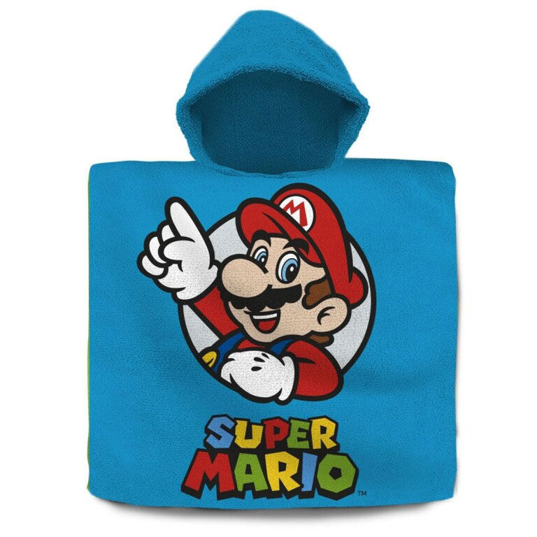 Super Mario Bros cotton poncho towel