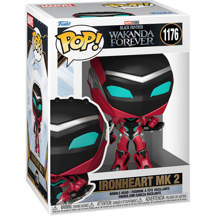 POP figure Marvel Black Panther Wakanda Forever Ironheart MK2