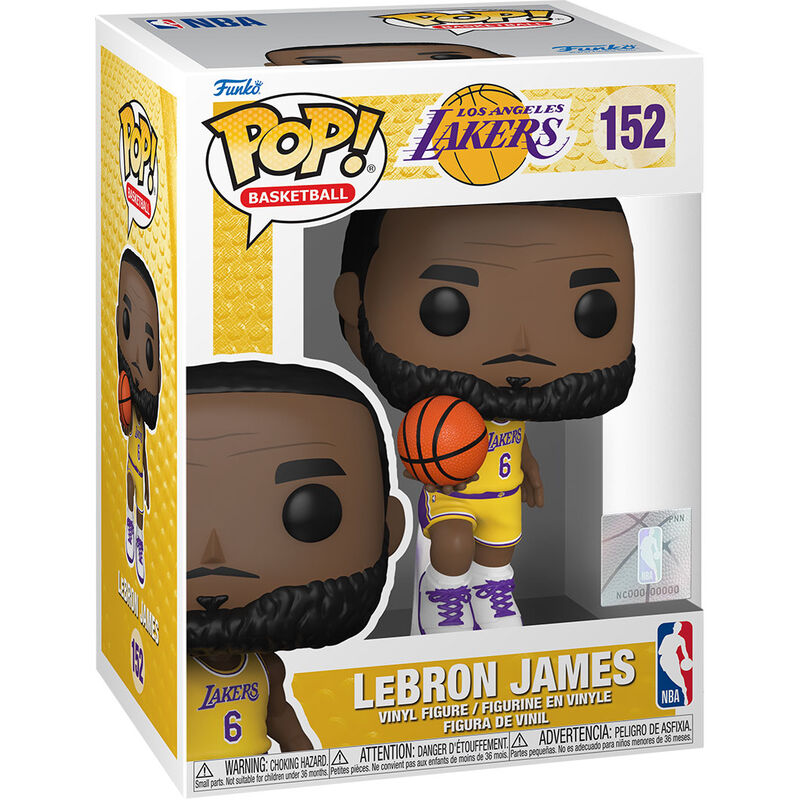 POP figure NBA Los Angeles Lakers LeBron James