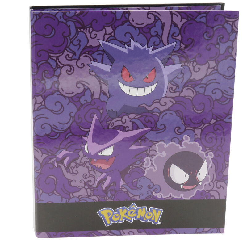 Pokemon Gengar A4 folder rings