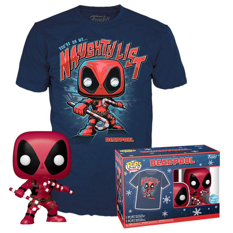 Set figure POP & Tee Marvel Deadpool