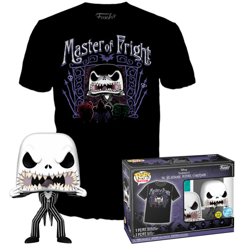 Set figure POP & Tee Nightmare Before Christmas Jack Skellington Exclusive