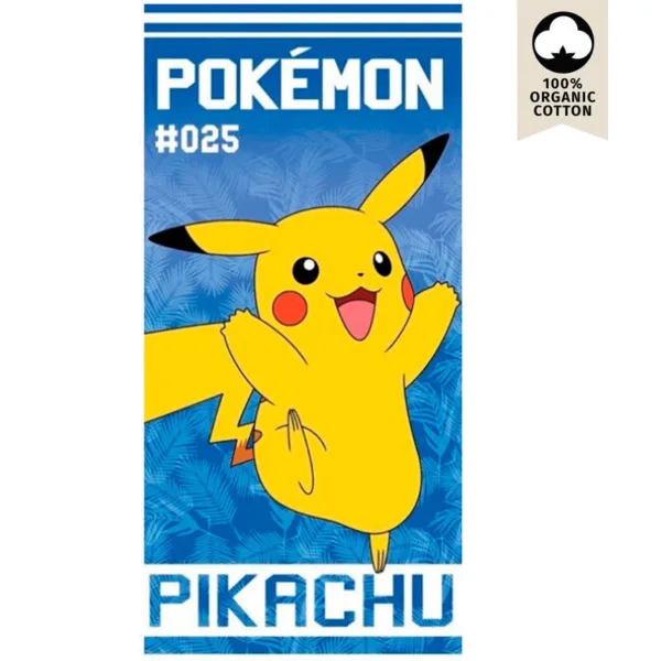 Pokemon Pikachu beach towel cotton