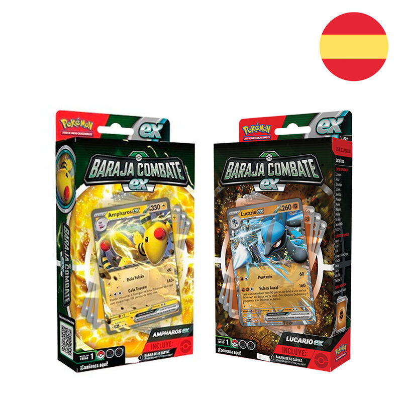 Spanish Pokemon Battle Deck of cards trading assorted