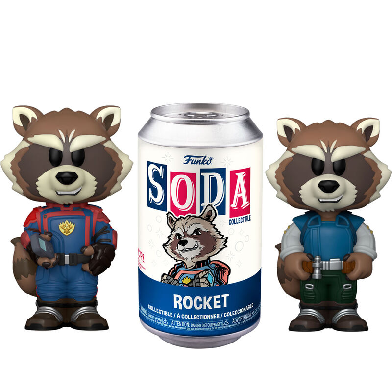 Vinyl SODA figure Marvel Guardians of the Galaxy Rocket 5 + 1 Chase