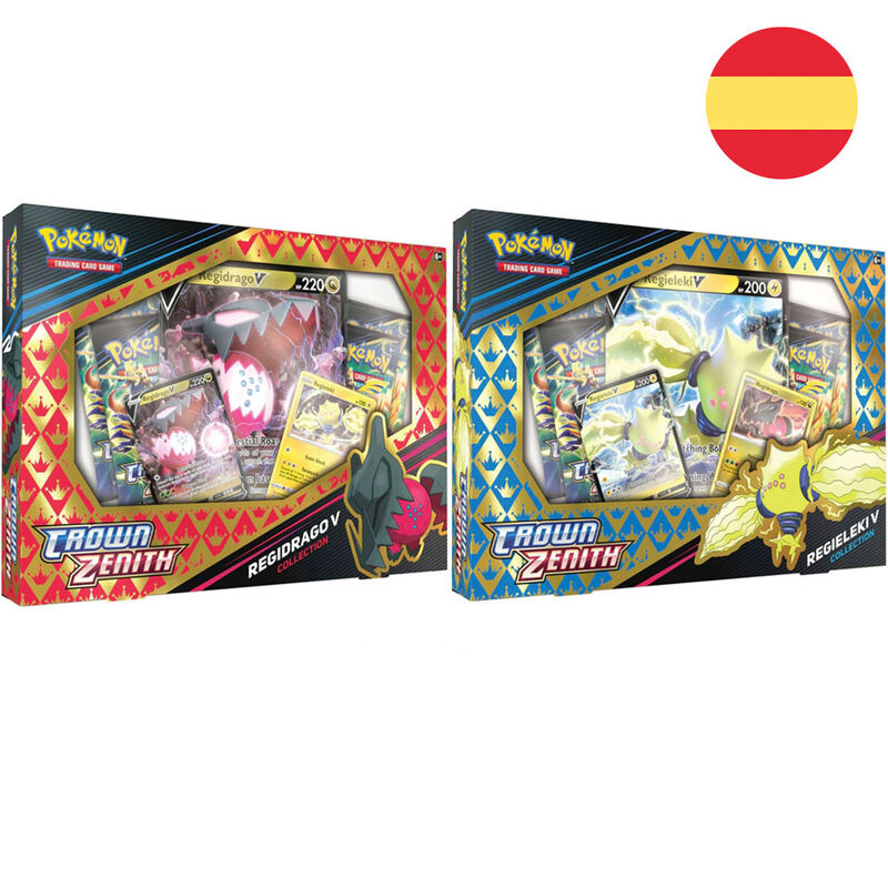 Spanish Pokemon Crown Zenith Trading Card game assorted box