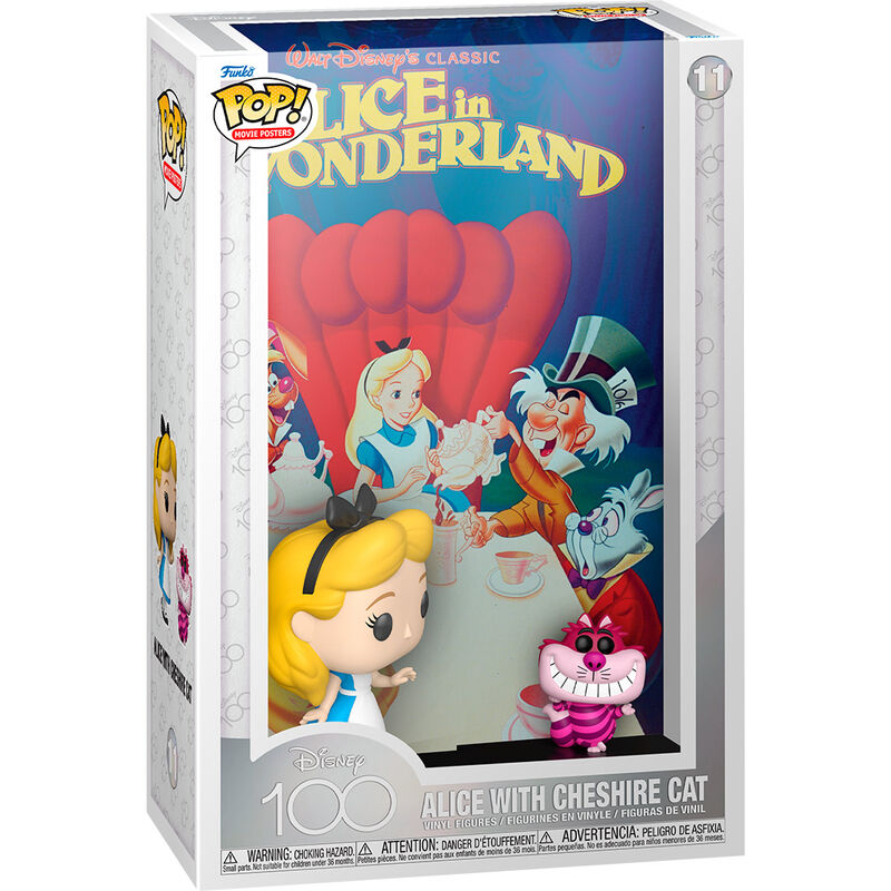 POP figure Movie Poster Disney 100th Anniversary Alice in Wonderland