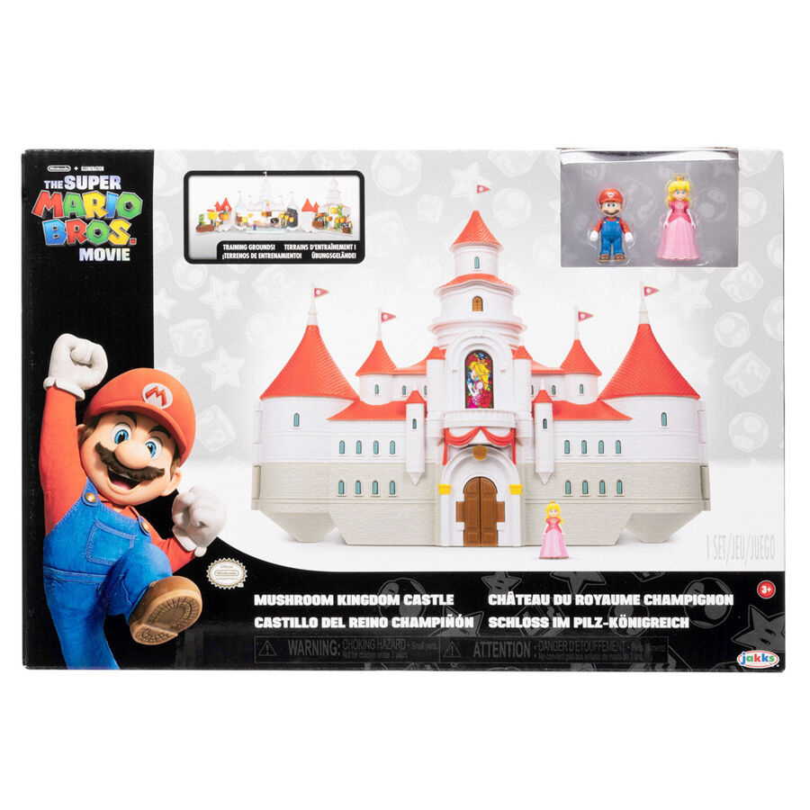 Super Mario Bros The Movie Super Mario mini playset + 2 figures