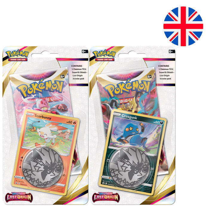 English Pokemon Sword and Shield Trading card game blister assorted