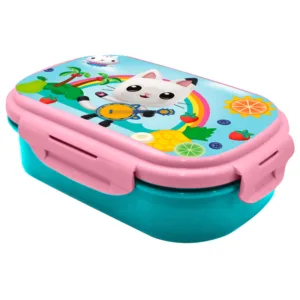 Gabbys Dollhouse lunch box + cutlery