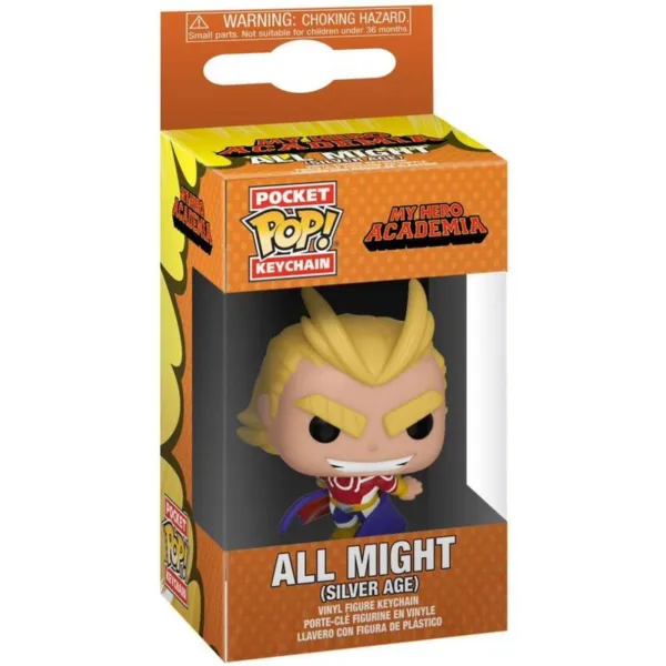 Pocket POP keychain My Hero Academia All Might Silver Age