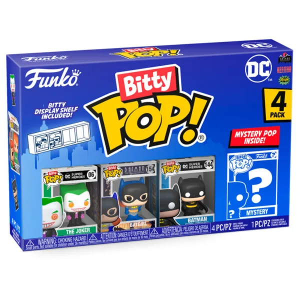 Blister 4 figures Bitty POP DC Comics The Joker