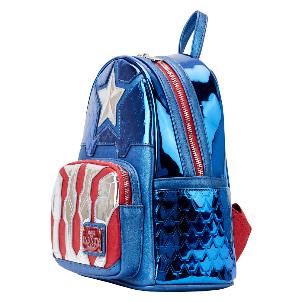 Loungefly Marvel Captain America metallic backpack 26cm