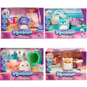 Squishmallows plush toy + accessories assorted 5cm