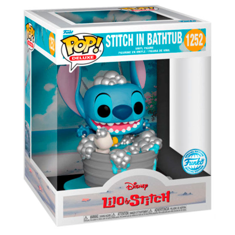 POP figure Deluxe Disney Lilo & Stitch - Stitch in Bathtub Excusive