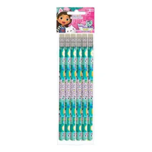 Gabbys Dollhouse 6 pencils set