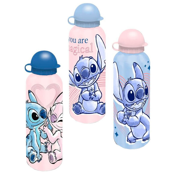 Disney Stitch aluminium canteen 500ml assorted