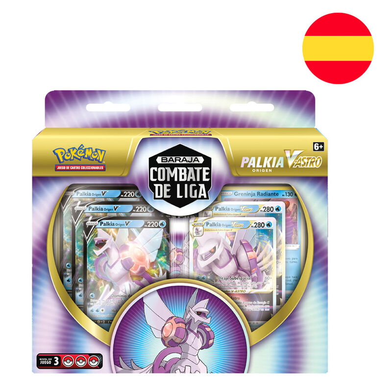 Spanish Pokemon League Palkia Origen V Astro trading card game