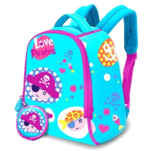 Love Pirates Backpack + purse neoprene backpack 25cm