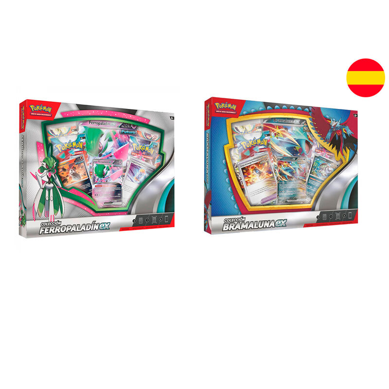 Spanish Pokemon trading card game box assorted