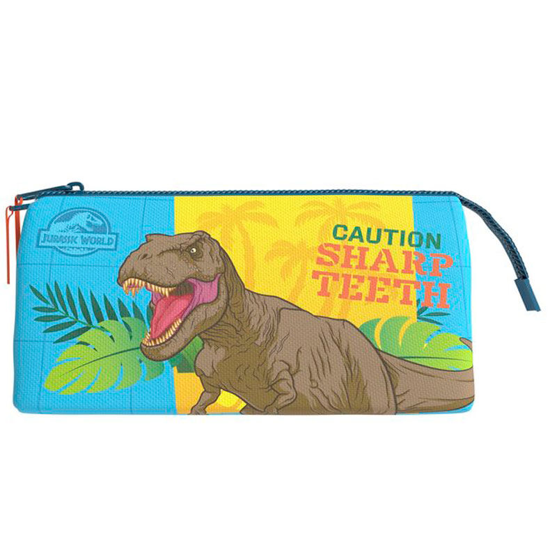 Jurassic World pencil case triple