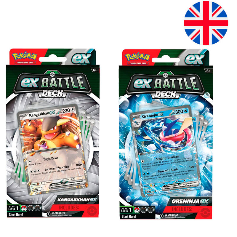 English Pokemon Battle Deck of cards trading assorted